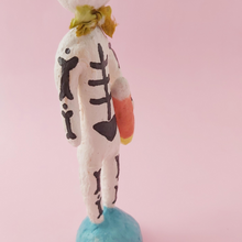 Load image into Gallery viewer, Close up of spun cotton skeleton. Photo 7