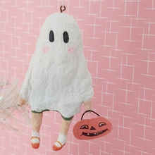 Cargar imagen en el visor de la galería, *RESERVED* Spun Cotton Ghost Girl Ornament