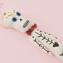 Load image into Gallery viewer, Close up of spun cotton skeleton. Photo 2
