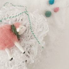 Load image into Gallery viewer, pink sheep in packing box, with white shredded tissue paper. pic 7 of 7