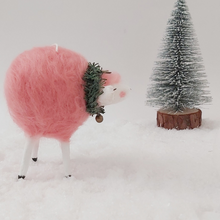 Load image into Gallery viewer, Another side view of pink sheep. Pic 5 of 6.