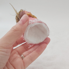 Load image into Gallery viewer, View of bottom of angel ornament. Photo 9 of 10.