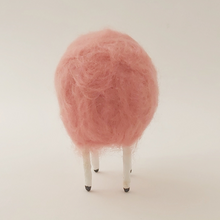 Load image into Gallery viewer, Back view of pink needle felted sheep. Pic 3 of 6.