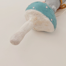 Cargar imagen en el visor de la galería, Close up of bottom half of spun cotton mushroom. Pic 8 of 8.