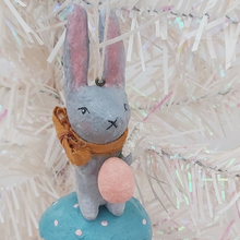 Cargar imagen en el visor de la galería, Close up of spun cotton bunny face from front. Pic 4 of 8.