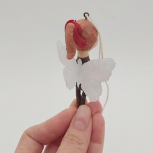 Load image into Gallery viewer, Back view of spun cotton butterfly girl. Pic 5 of 7.