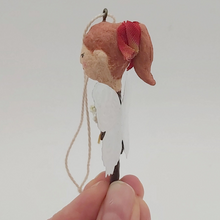Load image into Gallery viewer, Side view of spun cotton butterfly girl. Pic 4 of 7.
