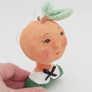 Another close view of spun cotton peach girl. Pic 7 of 9.