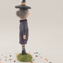Load image into Gallery viewer, Spun Cotton Kitsch Witch Sculpture