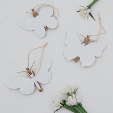 Load image into Gallery viewer, Vintage Style Spun Cotton Paper Butterfly Ornaments
