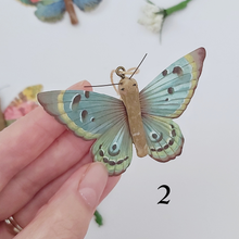 Load image into Gallery viewer, Vintage Style Spun Cotton Paper Butterfly Ornaments
