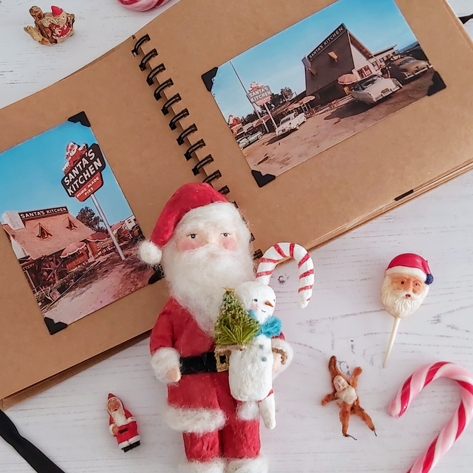 Joyful Christmas Memories (& Vintage Santa Postcards!)