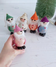 Load image into Gallery viewer, Vintage Style Spun Cotton Christmas Gnome Ornament
