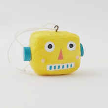 Cargar imagen en el visor de la galería, Spun Cotton Robot Ornament
