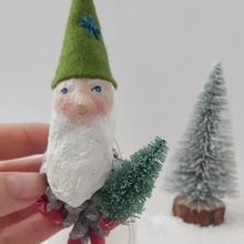 Load image into Gallery viewer, Pine Cone Gnome Christmas Ornament
