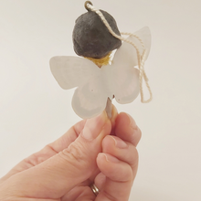 Cargar imagen en el visor de la galería, Back view of spun cotton butterfly. Pic 8 of 8.
