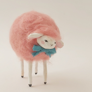 Another side view of pink sheep's face. Pic 5 of 6.