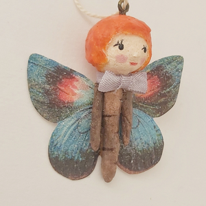 Side view of butterfly girl. Pic 5 of 8.