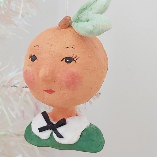 Closer view of spun cotton peach girl. Pic 1 of 9.