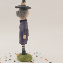 Load image into Gallery viewer, Spun Cotton Kitsch Witch Sculpture
